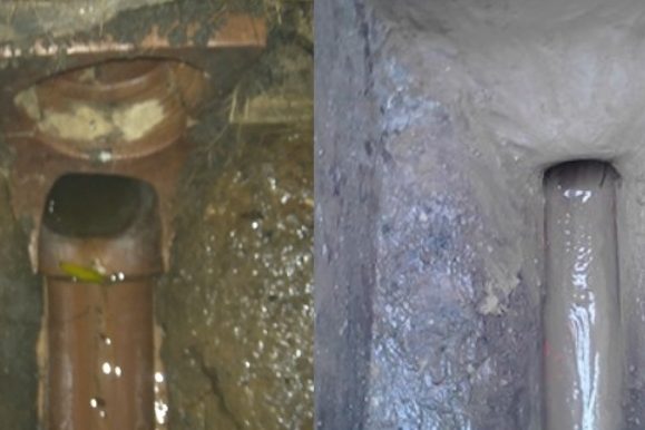 Drain interceptor repair